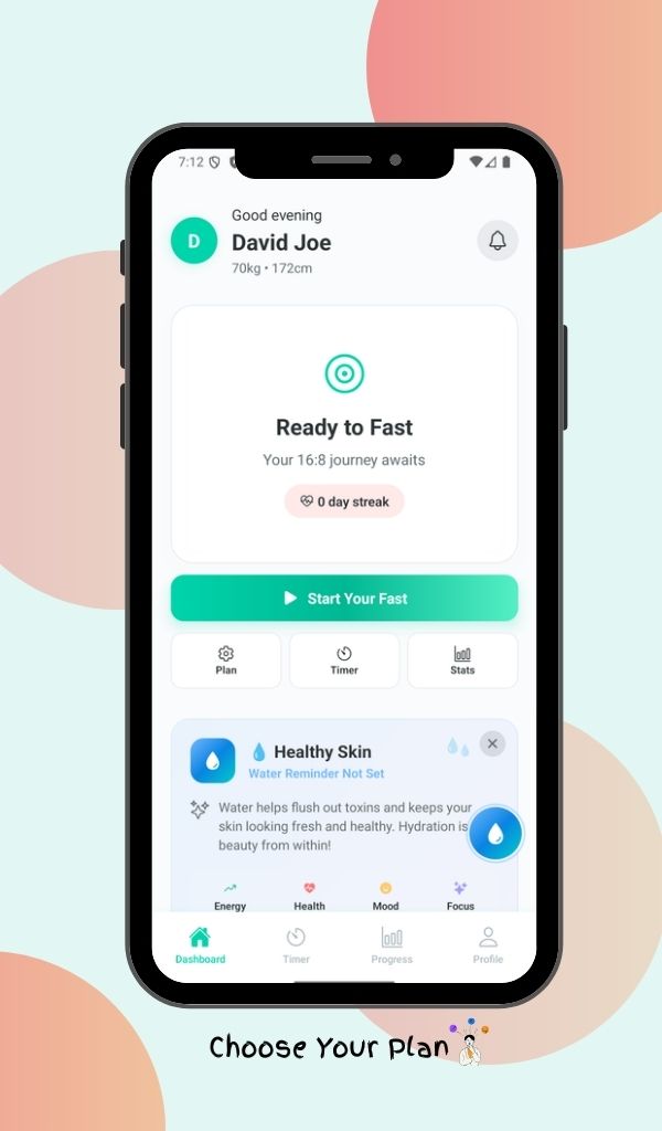 Choose Plan Screenshot